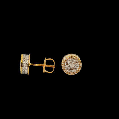 Diamond 14K Gold Earring