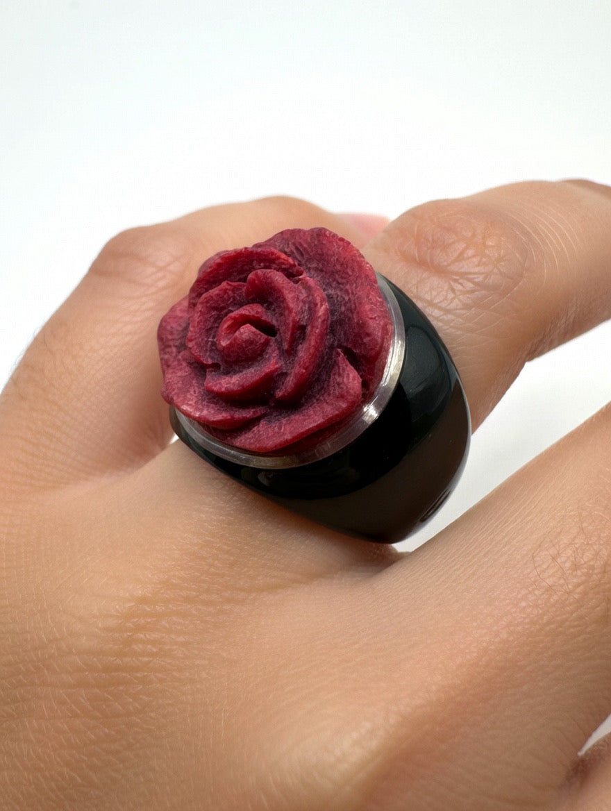 Vintage Rose corals ring
