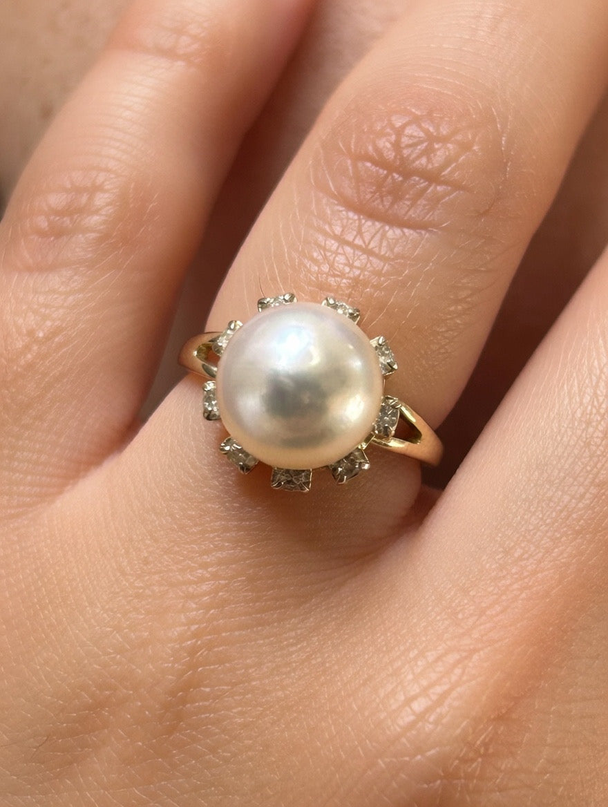 Pearl Silver ring