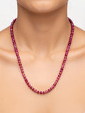 14k gold necklace rubies
