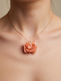 Vintage Pendant coral