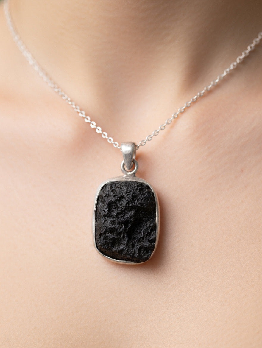Antique Rare Finest black moldavite