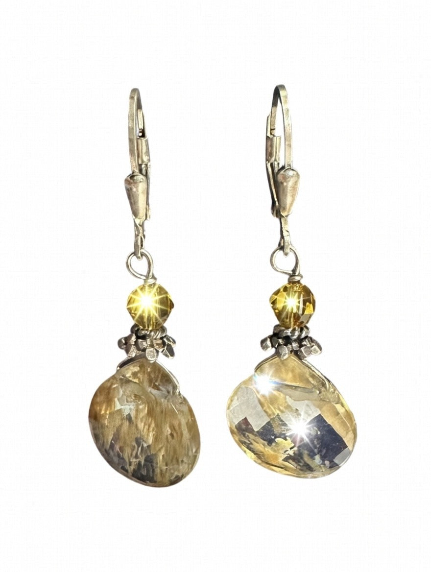 Dangling Earrings (one gemstone)