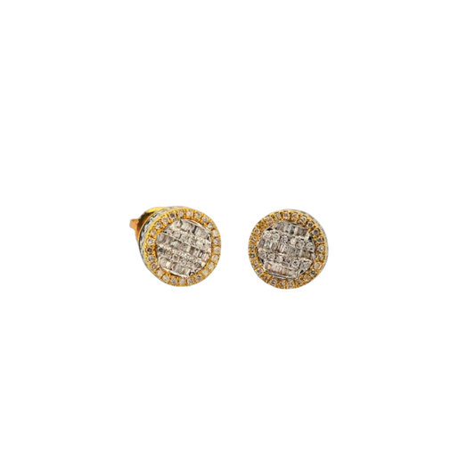 Diamond 14K Gold Earring