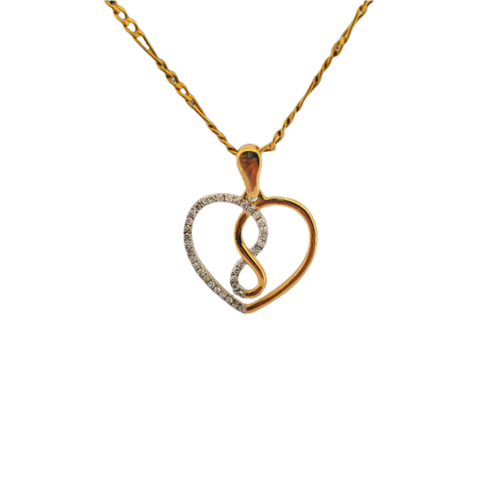 Diamond 14k Gold Pendant