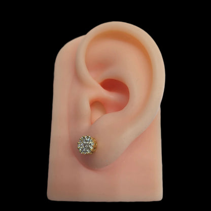 Diamond 14K Gold Earring